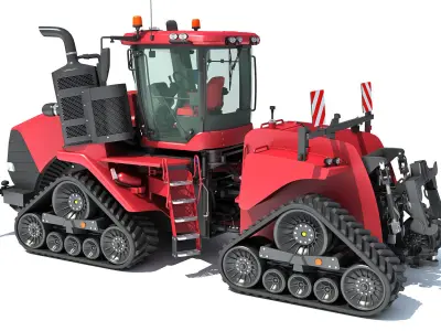 Tracked Articulated Tractor 3D model