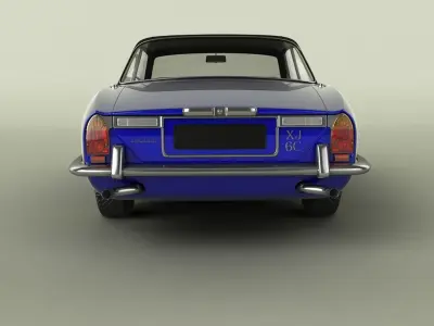 Jaguar XJ6C Coupe 3D model purchase