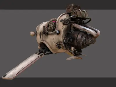 Next generation aircraft 3D model