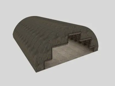 Hangar 5 3D model