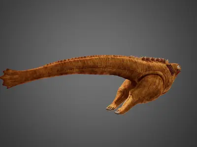 Shin Godzilla First Form Rigged 3D model