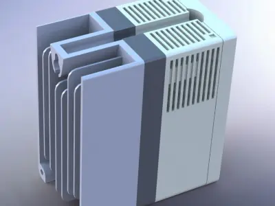 AC Inverter 3D model