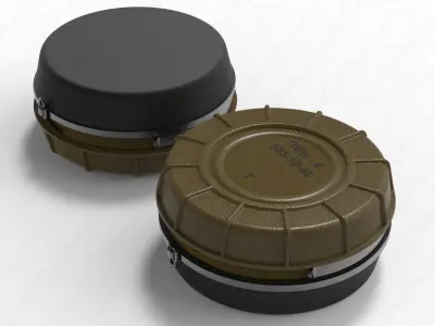 PMN 4  Russian Anti personnel Landmine 3Dprinable moulage 3D model