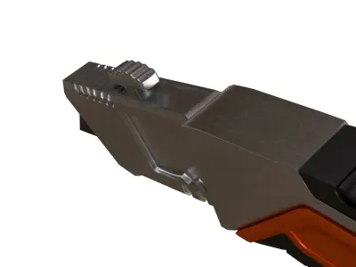 Utility Knife Low-poly 3D model