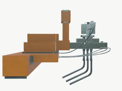 Gob Shooting Machine 3D model