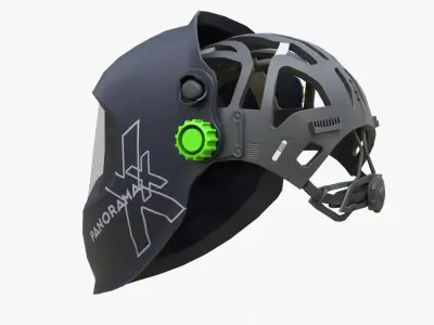 Welding Helmet Low-poly 3D model get