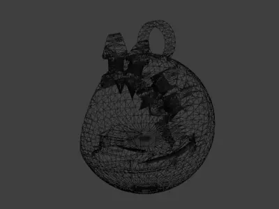 Village on the Hill - Christmas Ornament Free 3D print model