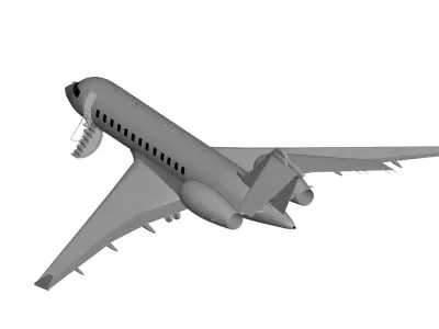 Bombardier Global Express 3D model purchase