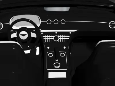 BLACK BENTLEY  Free 3D model