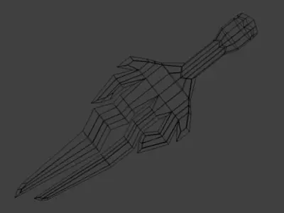 Fantastic sword Cold Blade Free low-poly 3D model
