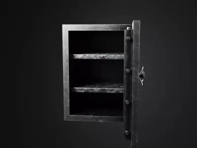 Low-poly Safe by Nikdox Low-poly 3D model