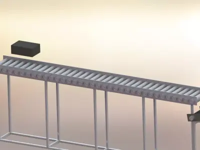 Conveyor assembly Free 3D model