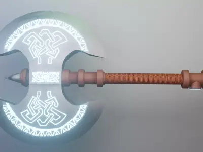 berserker axe 3D model