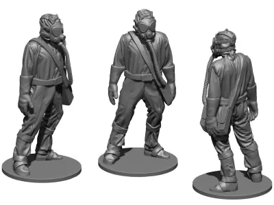 Hazmat suit  3D print model purchase