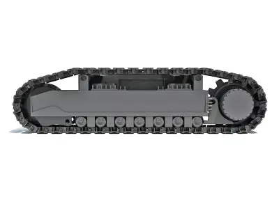 Excavator Track 3D model