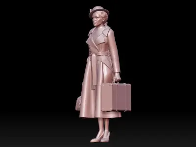 woman 3D print model order
