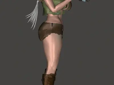 Sci-Fi  Worrior 3D print model