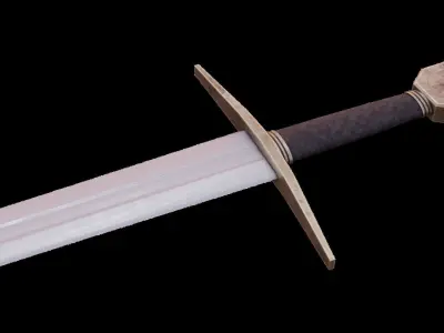 Sword Low-poly 3D model buy