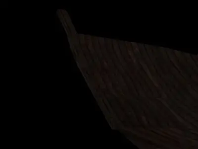 Viking Ship Low-poly 3D model