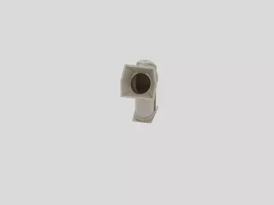 Industrial Factory Bulk Material Chute for 3D print 3D model