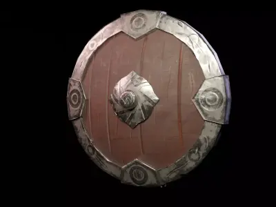 Shield Free low-poly 3D model buy