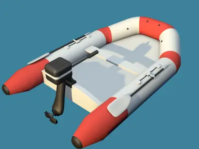 Motor Boat 3D model