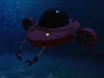 Under Water Vehicle 3D model