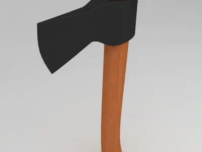 Garden small axe 3d model   3D model