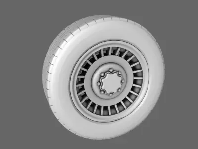 Car Van Tires Standard 3D model