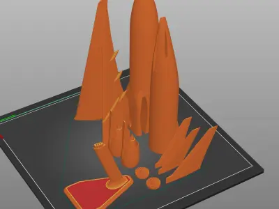 Boeing 777-300ER 3D print model
