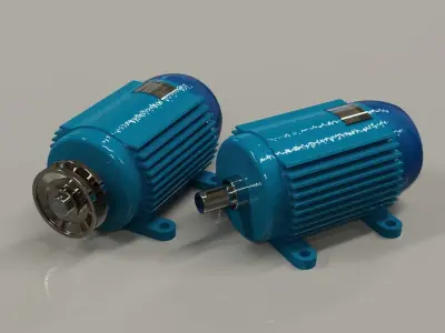 Electric Motor 3D model get