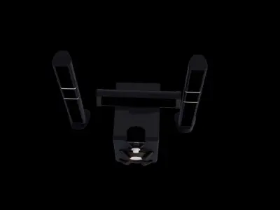 Woofer speaker system Free 3D model