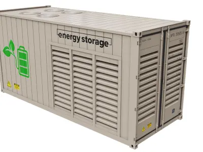 Battery energy Storage 3D model