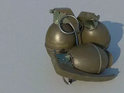 M51 GRENADE Low-poly 3D model