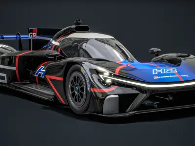 Toyota GR H2 Racing Concept WEC Season 2026 Hydrogen Car 3D model