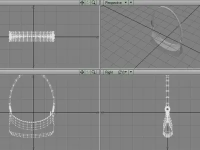 Handbag - Type 4 3D model