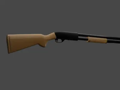 Shot gun Free 3D model
