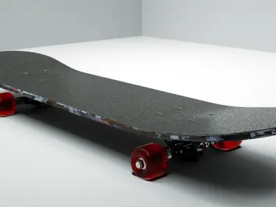 skateboard octane cinema4d 3D model