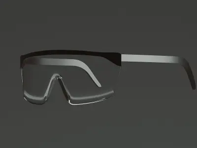 Safety glasses 3D model Low-poly 3D model purchase