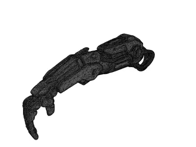 Futuristic Cybernetic Arm 3D model
