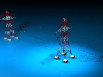 Power tower 3D model purchase