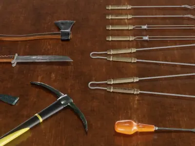 Toolkit 3D Model Collection Low-poly 3D model