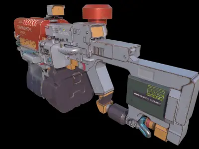imaginary gun 3D model