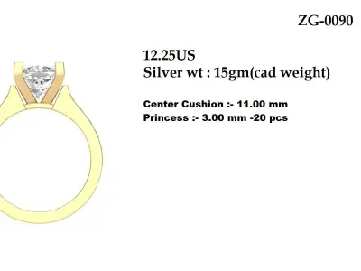 Wedding Ring  3D print model 392