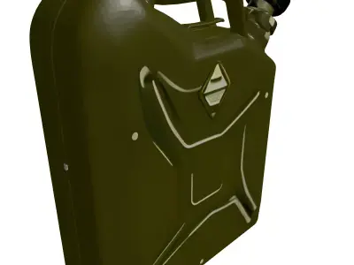 Military Fuel Jerry Can 3D model