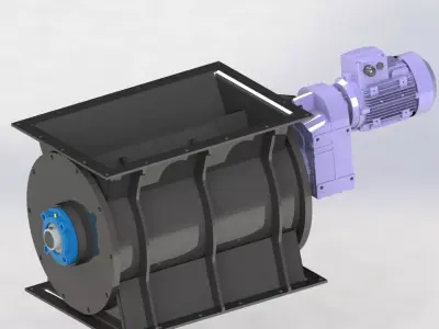 Rotary feeder 3D model