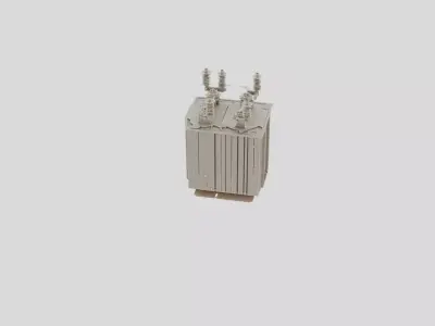 Rural Power Substation Transformer for 3D print 3D model