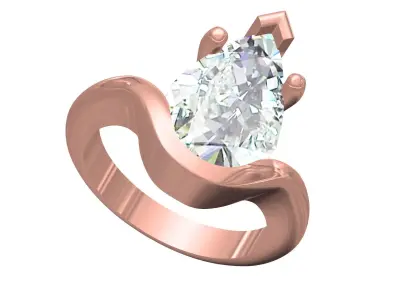 Wedding Ring  3D print model 362