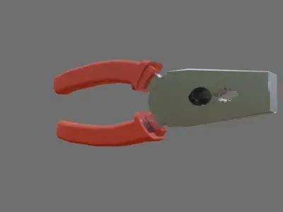 Pliers Tool Workshop - Ferramenta Alicate Low-poly 3D model