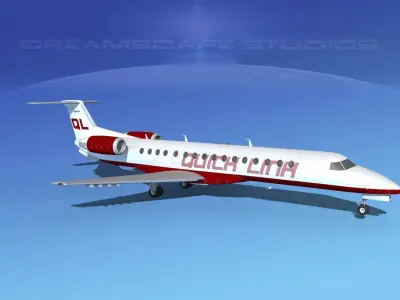 Embraer ERJ-140 Quicklink 3D model